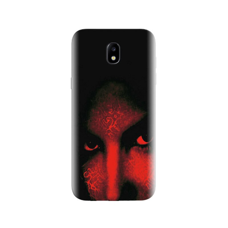 Husa Samsung J5 2017 Girl Face In Red And Black