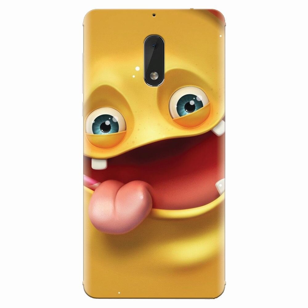 Husa silicon pentru Nokia 6, Cute Monster