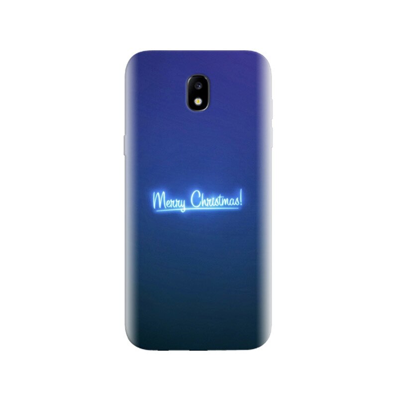 Husa Samsung J5 2017 Merry Christmas Neon Blue Light