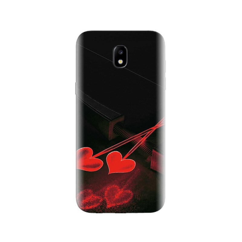 Husa Samsung J5 2017 Red Amazing Two Heart Hd Pictures