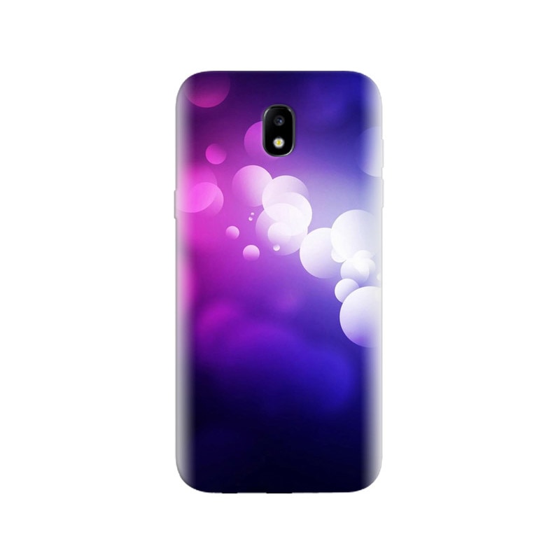 Husa Samsung J5 2017 Purple Abstract Bubbles