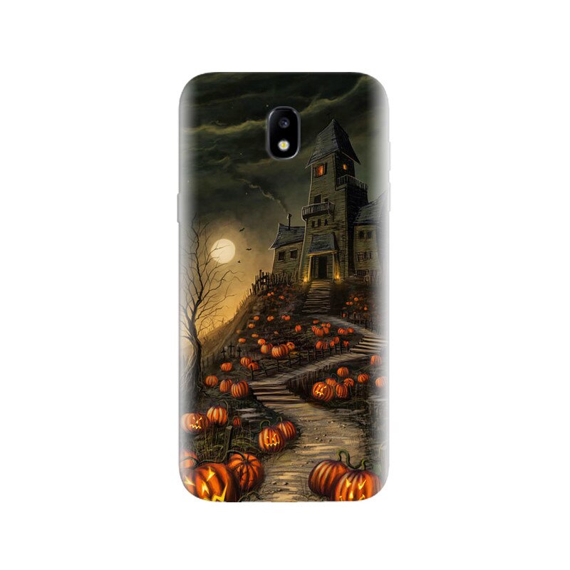 Husa Samsung J5 2017 Halloween Haunted House Pumpkin