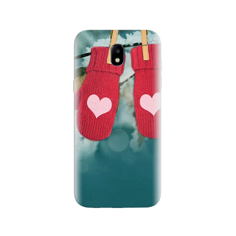 Husa Samsung J5 2017 Pink Wool Gloves Hanging