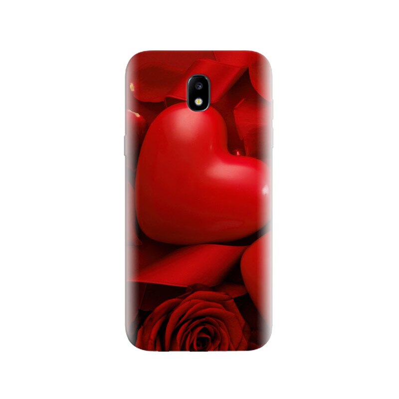 Husa Samsung j3 2017 Happy Rose Day Rose And Heart