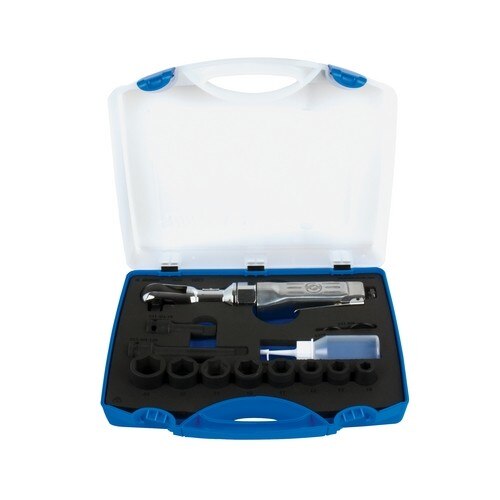 Antrenor reversibil pneumatic si set de capete pentru chei tubulare 1/2 