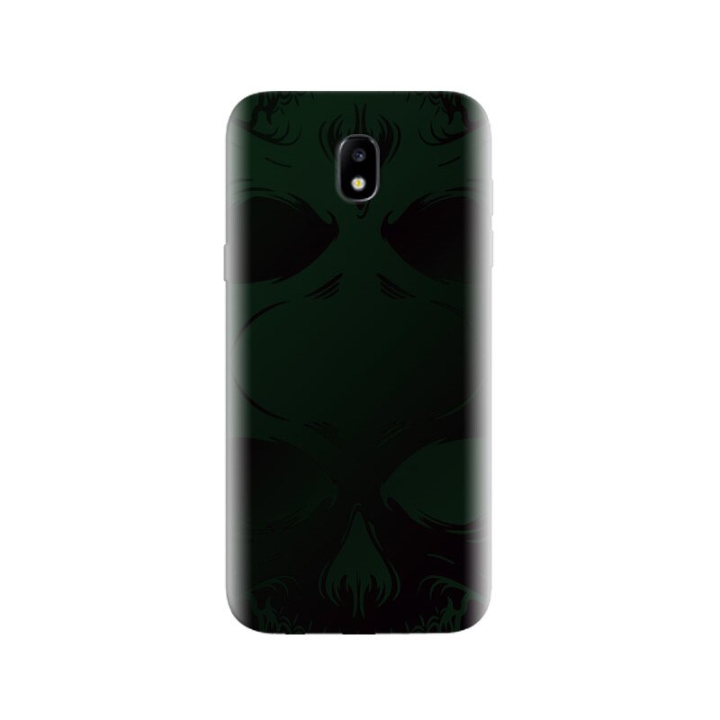 Husa Samsung j3 2017 Green Skull Case