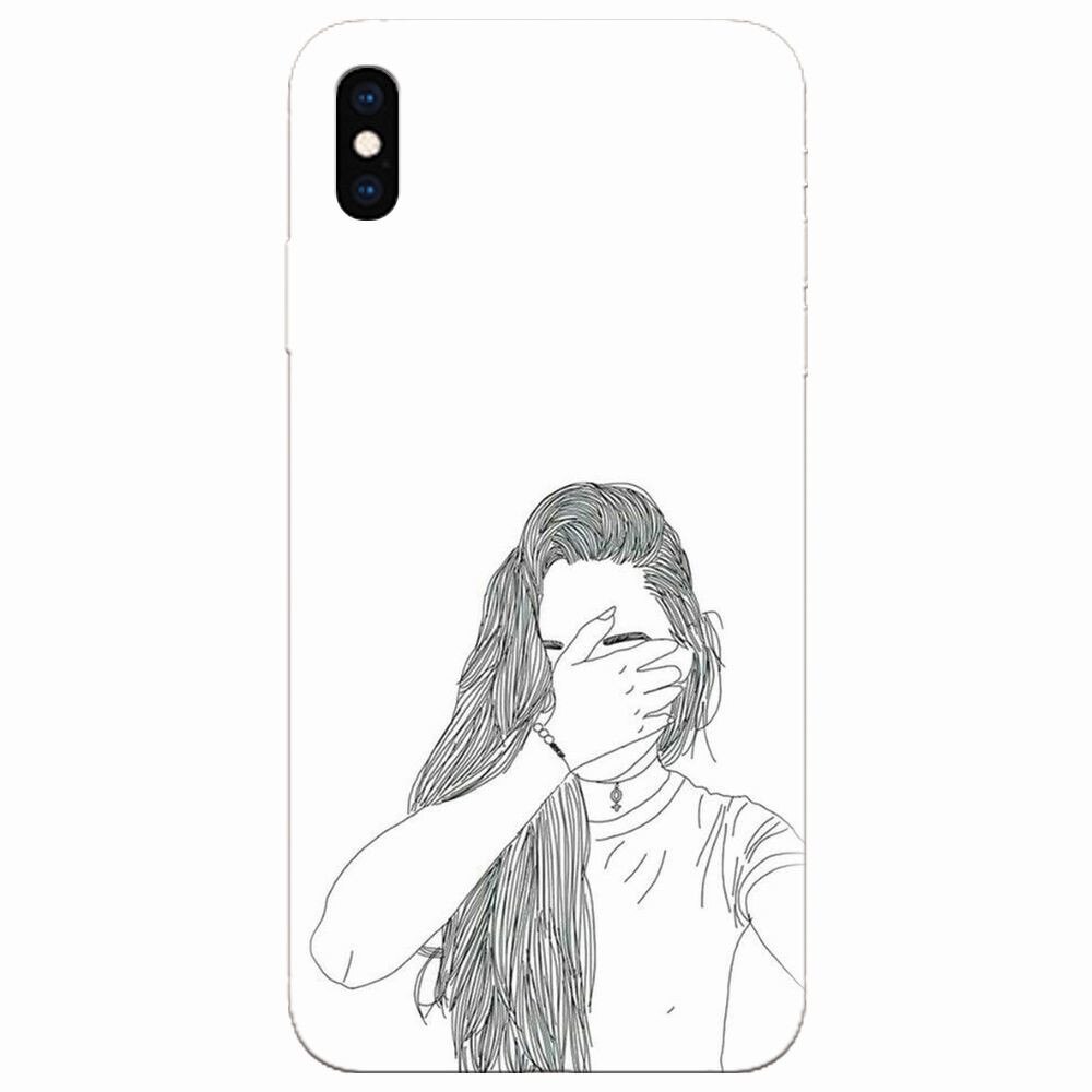 Husa silicon pentru Apple Iphone XS, Dont Look