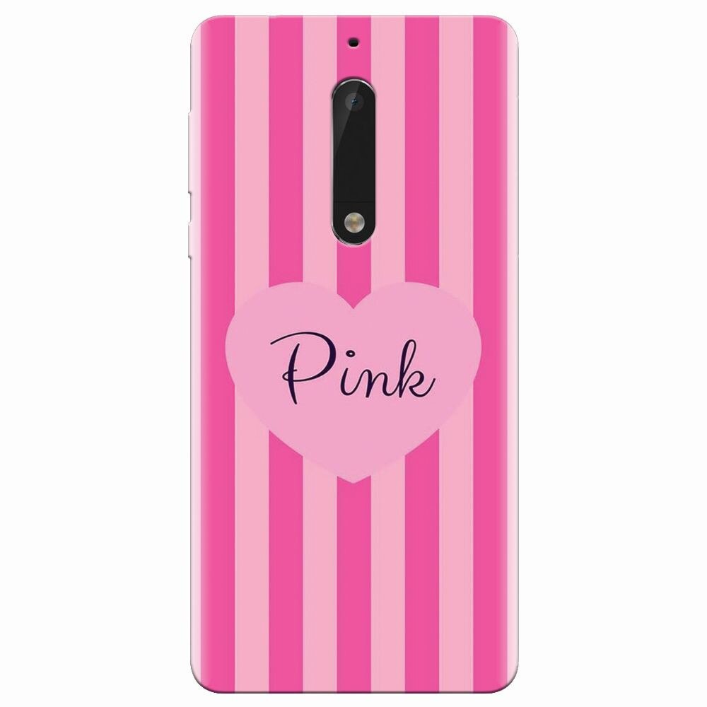 Husa silicon pentru Nokia 5, Pink