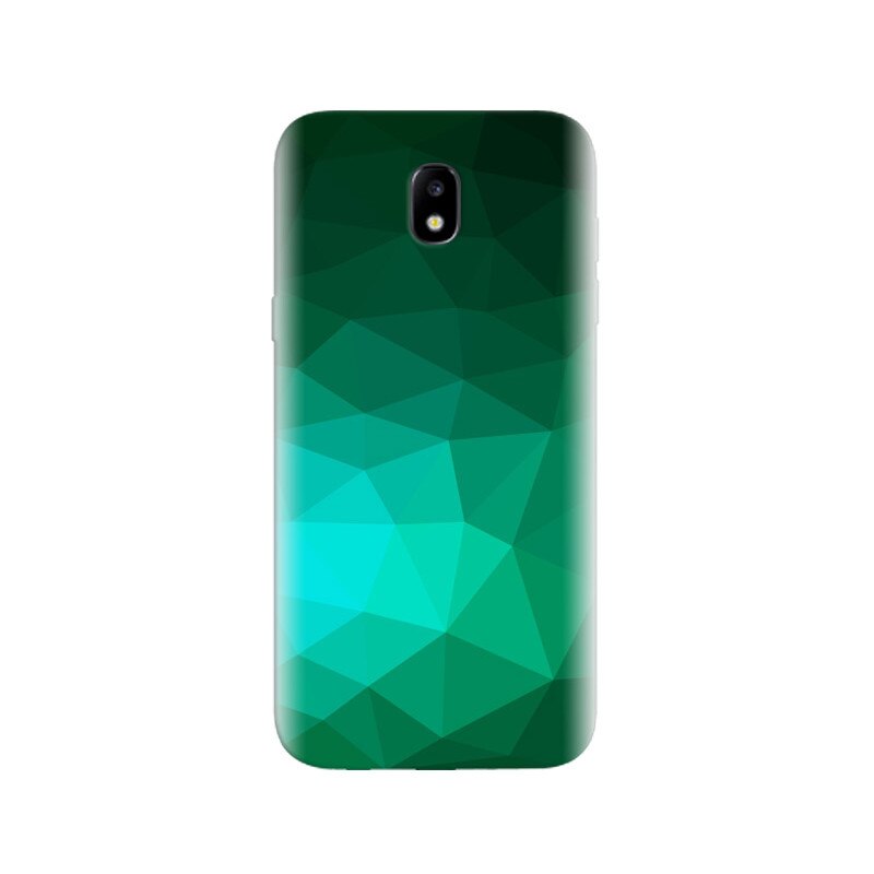 Husa Samsung J5 2017 Green Abstract Grunge Paper