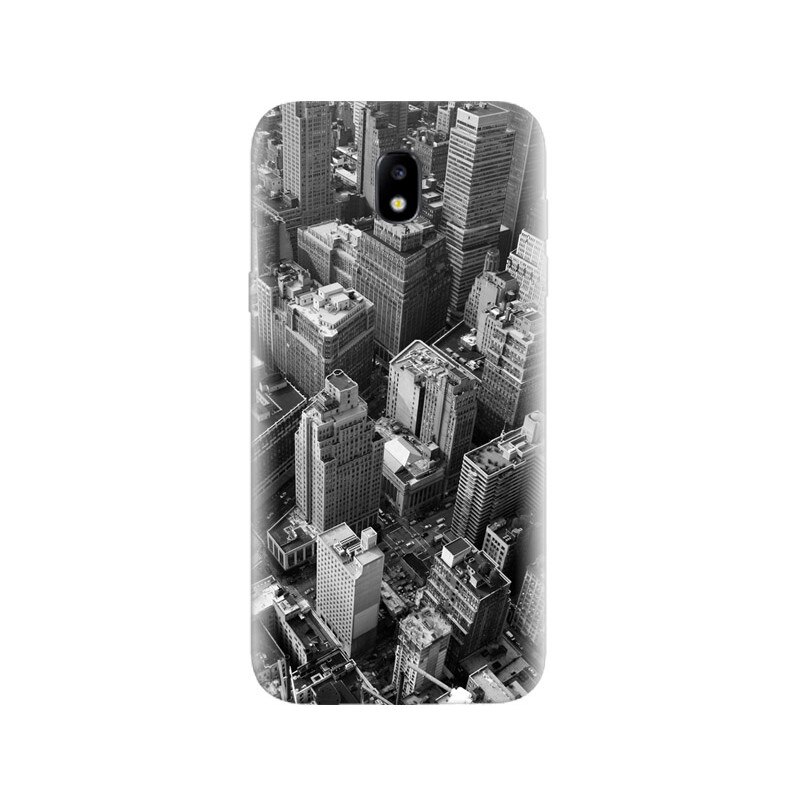 Husa Samsung J5 2017 Looking Down New York City Grayscale
