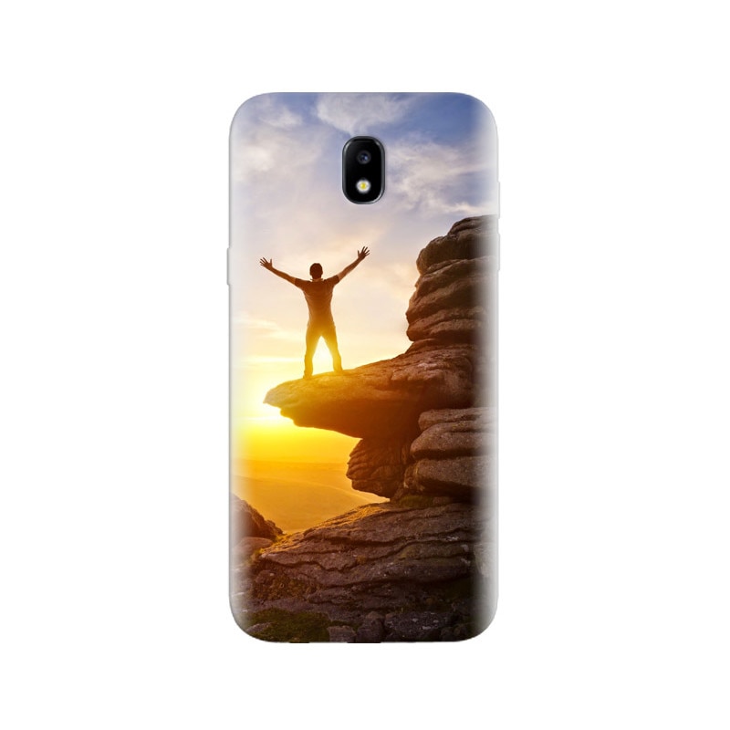 Husa Samsung J5 2017 Happy Rock Climbing Man