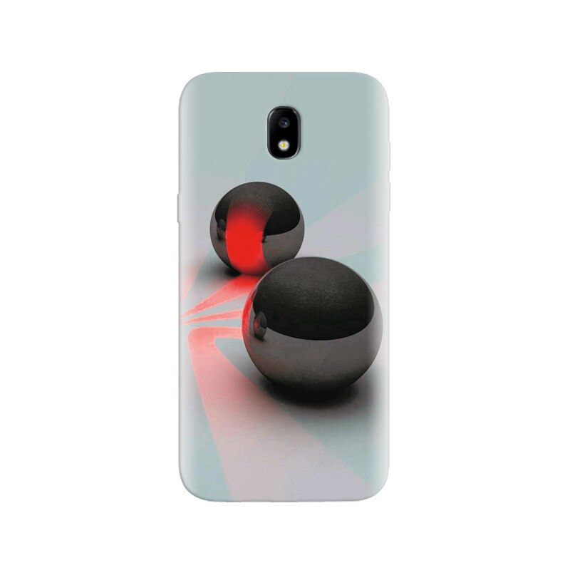 Husa Samsung J5 2017 Lighting Black And Red Balls Nice