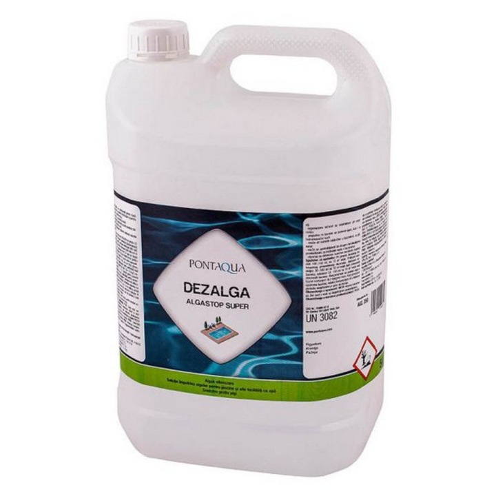 Dezalga algaölő medencébe 5 liter
