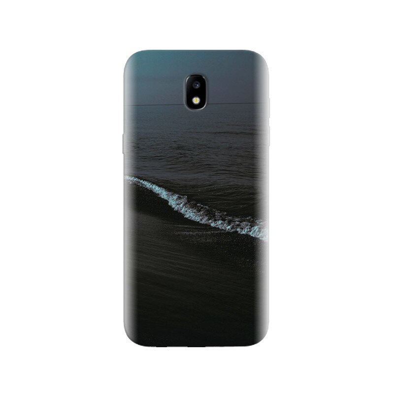 Husa Samsung J5 2017 Overcast Sea Beach Waves At Night Wide