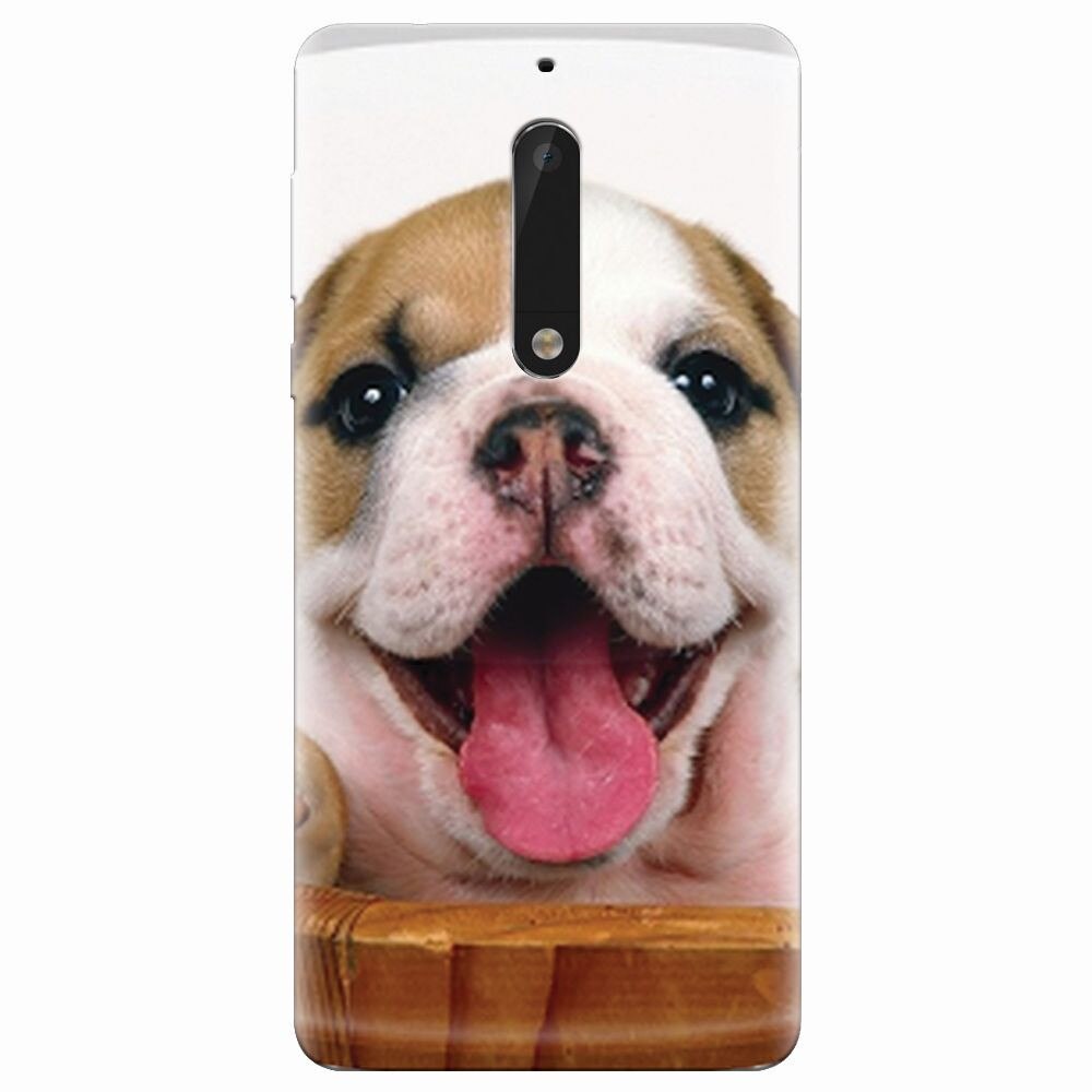 Husa silicon pentru Nokia 5, Puppies 002