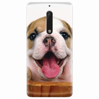 Husa silicon pentru Nokia 5, Puppies 002 Husa silicon pentru Nokia 5, Puppies 002