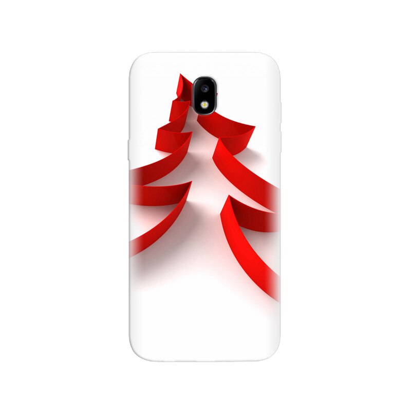 Husa Samsung J5 2017 Red Ribbon Christmas Tree