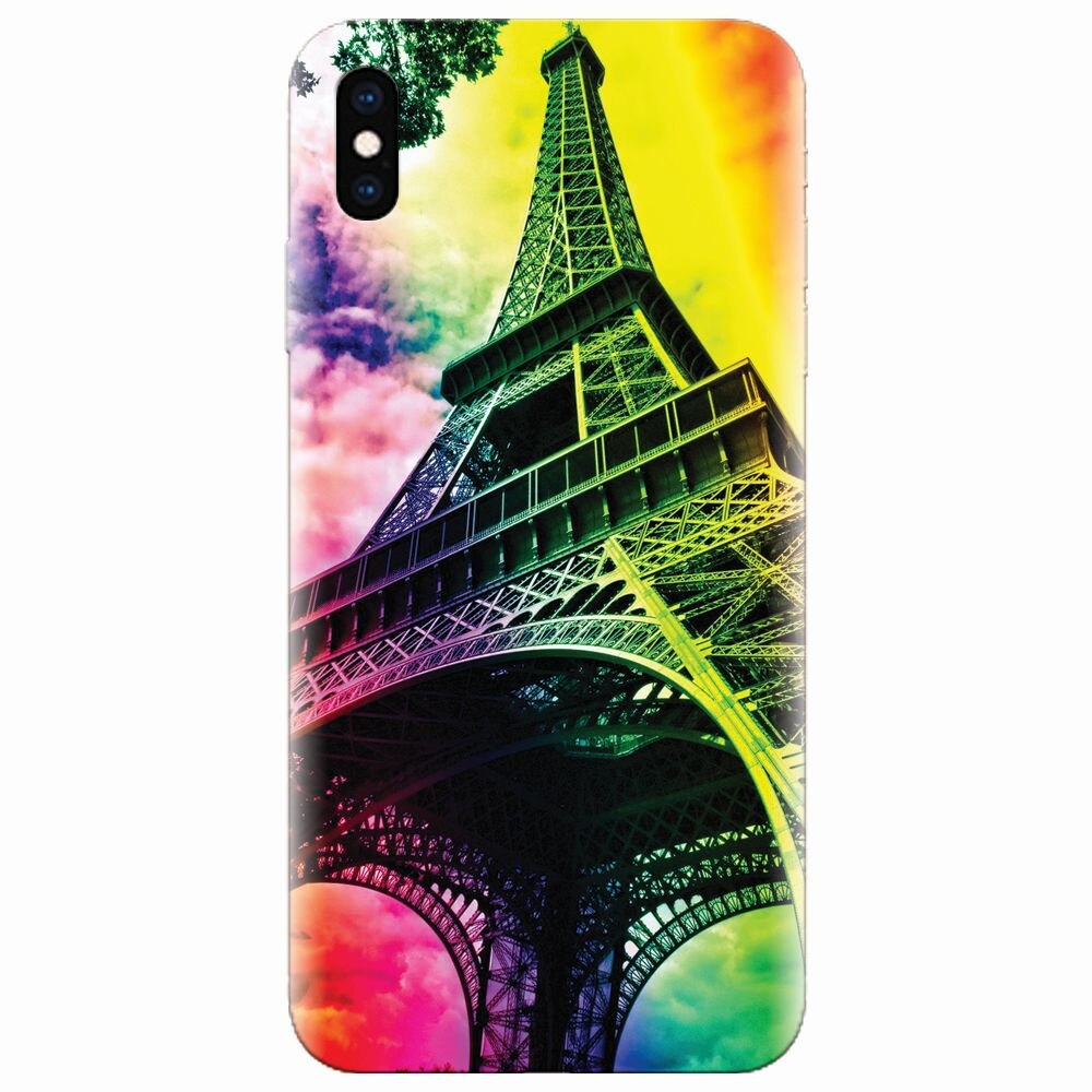 Husa silicon pentru Apple Iphone XS, Eiffel Tower 002