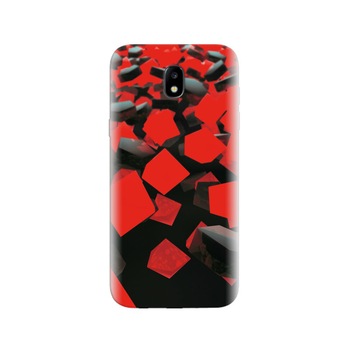 Husa Samsung J5 2017 Red Color Abstract Amazing Husa Samsung J5 2017 Red Color Abstract Amazing