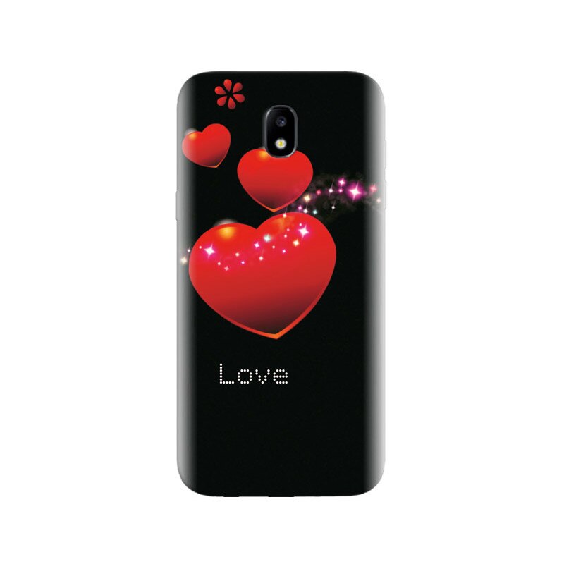 Husa Samsung J5 2017 Sparkling Hearts