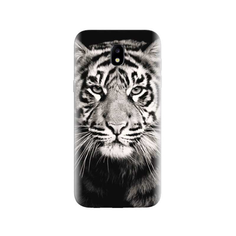 Husa Samsung J5 2017 Tiger Black And White Background