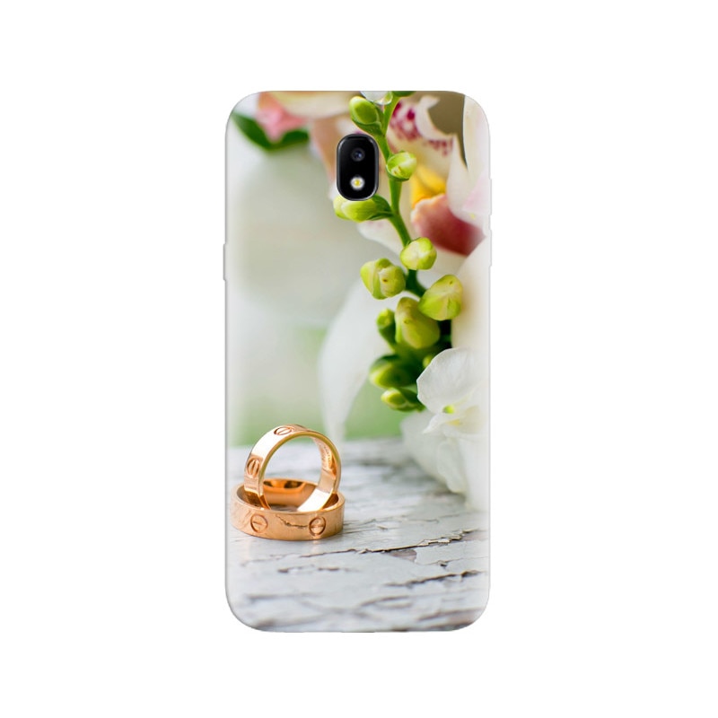 Husa Samsung J5 2017 Wedding Rings Flowers