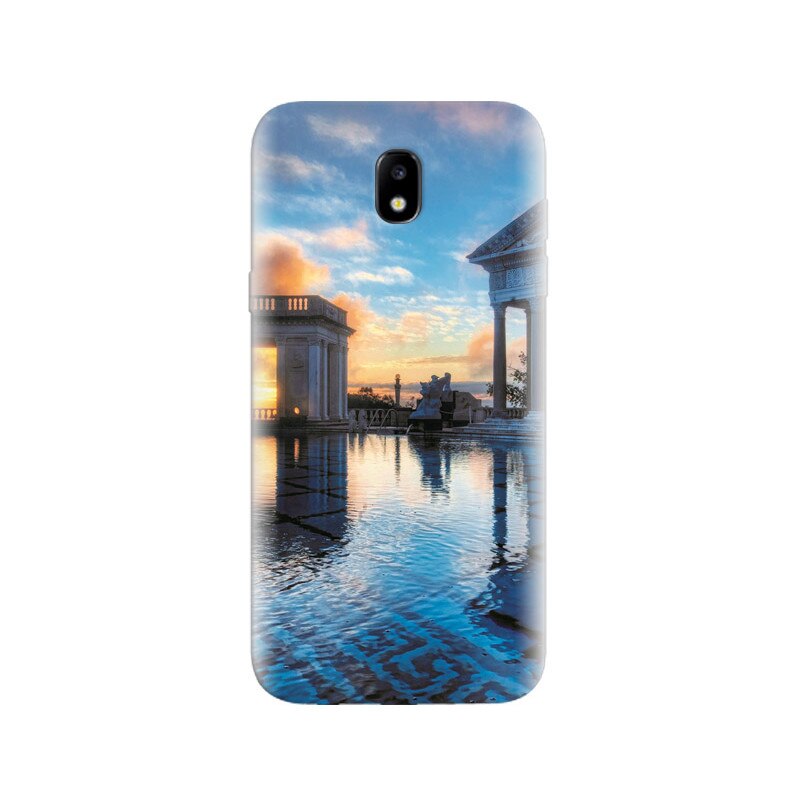 Husa Samsung J5 2017 Water Architecture Attractive Building Background