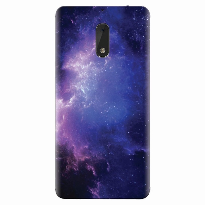 Gravpoint Szilikon tok, Nokia 6, Purple Space Nebula