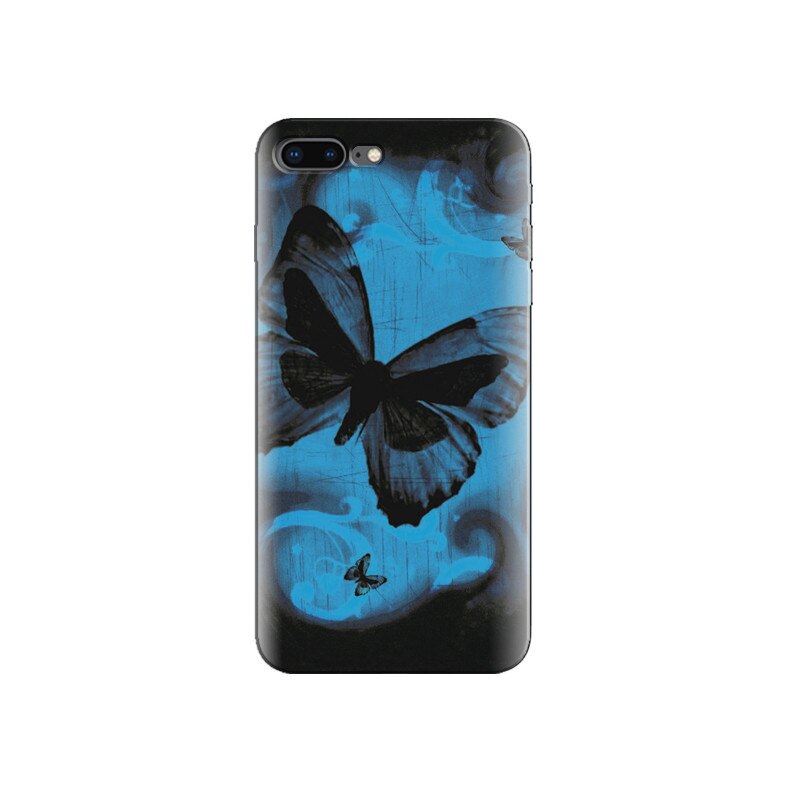 Husa Iphone 7 Plus Blue Butterfly