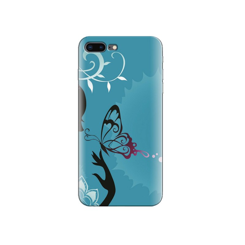 Husa Iphone 8 Plus Blue Butterfly 002