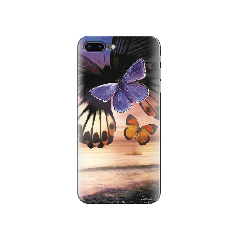 Husa Iphone 8 Plus Blue Butterfly 001