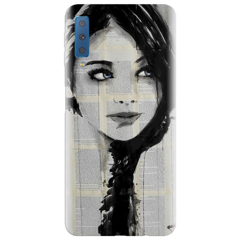 Husa silicon pentru Samsung Galaxy A7 2018, Blue Eyes