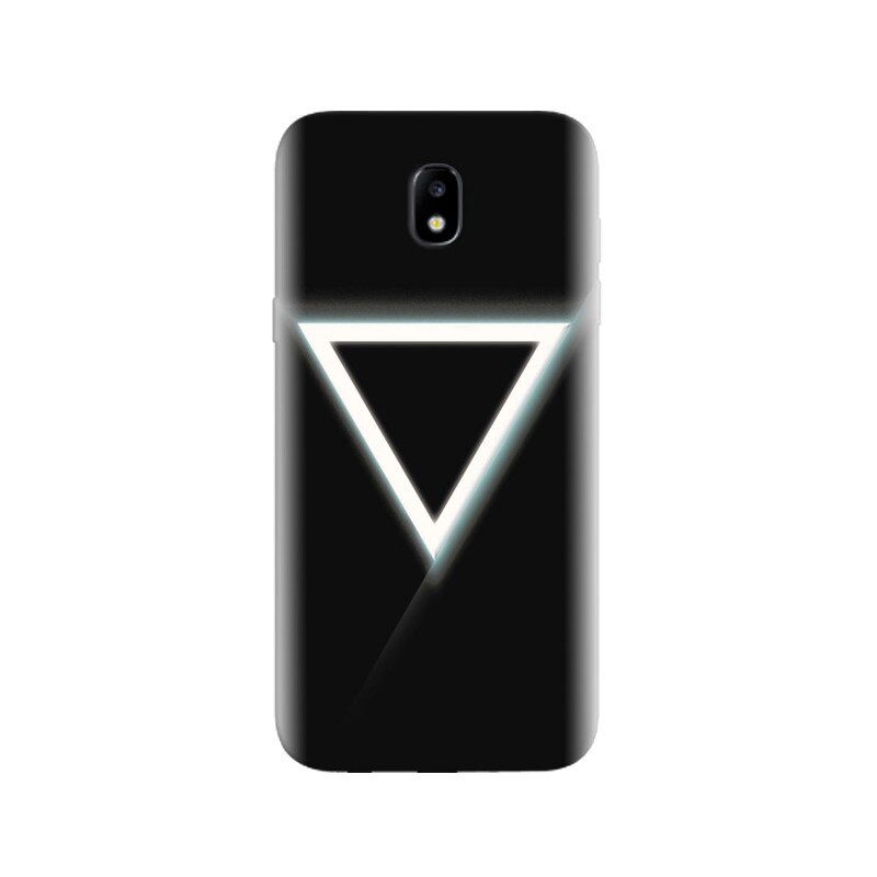 Husa Samsung J5 2017 White Triangle With Black Background