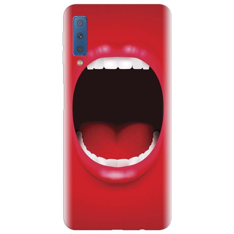 Husa silicon pentru Samsung Galaxy A7 2018, Big Mouth