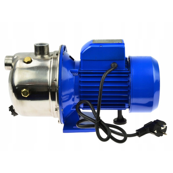 Pompa de suprafata autoamorsanta apa curata Geko G81501, 1100 W, 60 l/min debit maxim, 45 m inaltime refulare, 9 m adancime absorbtie, 40°C temperatura maxima