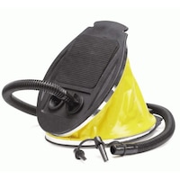 Pompa Camping YESHI, pentru Picior, 3 Litri, 3 Valve, Negru cu Galben