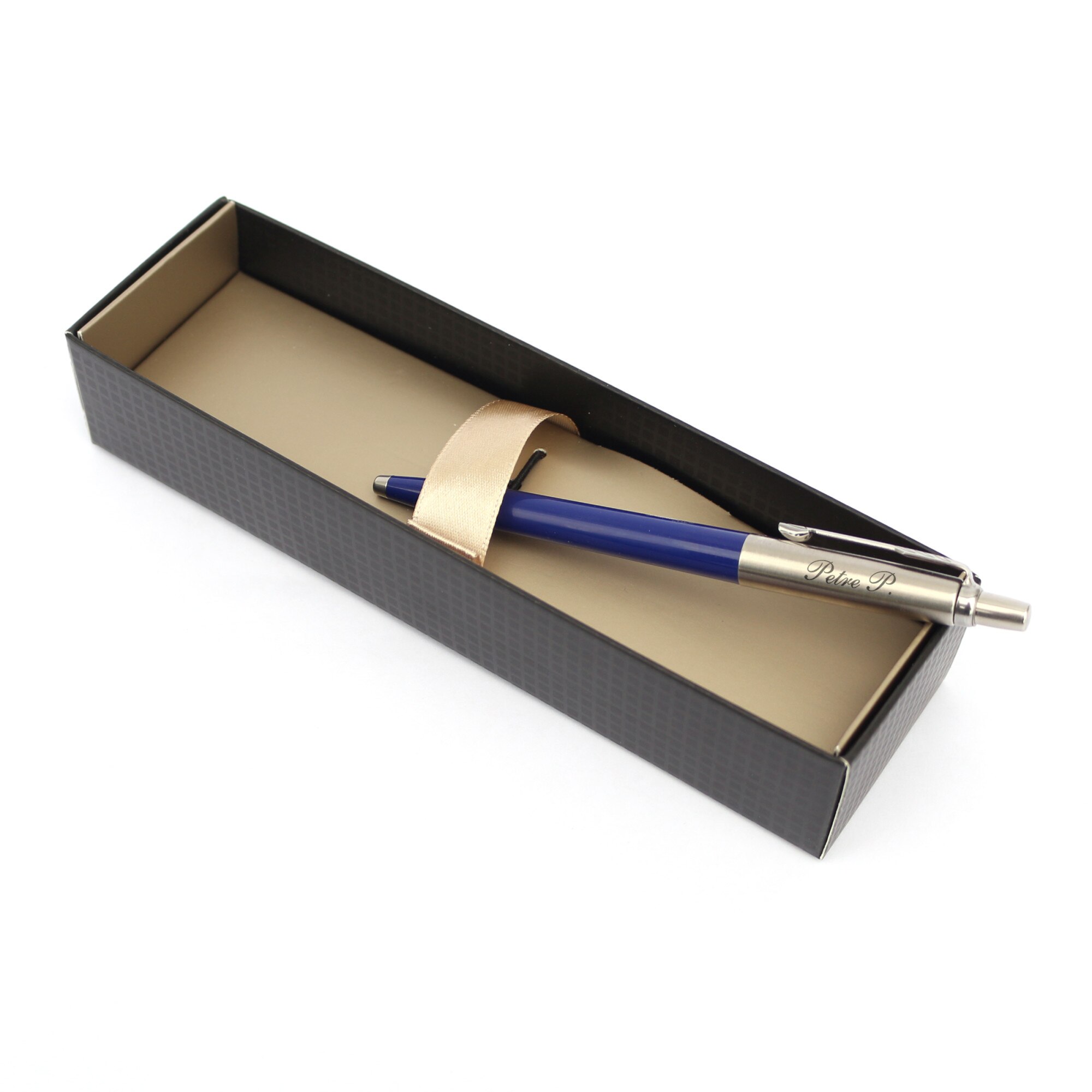 Pix personalizat prin gravura Parker Jotter Standard Blue CT
