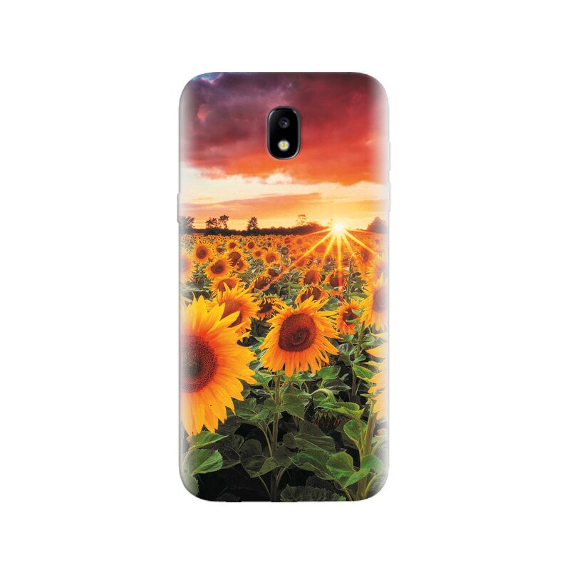 Husa Samsung J5 2017 Yellow Sunflower Landscape Farm