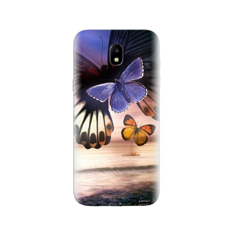 Husa Samsung j3 2017 Blue Butterfly 001.jpg
