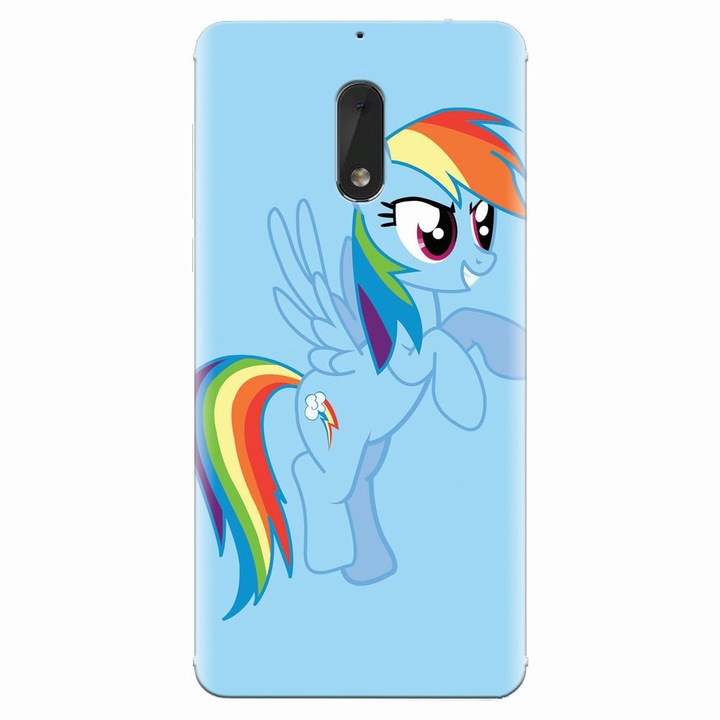 Силиконов кейс за Nokia 6, Rainbow Dash