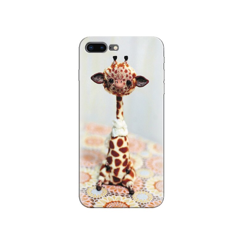 Husa Iphone 8 Plus X Cute Giraffe