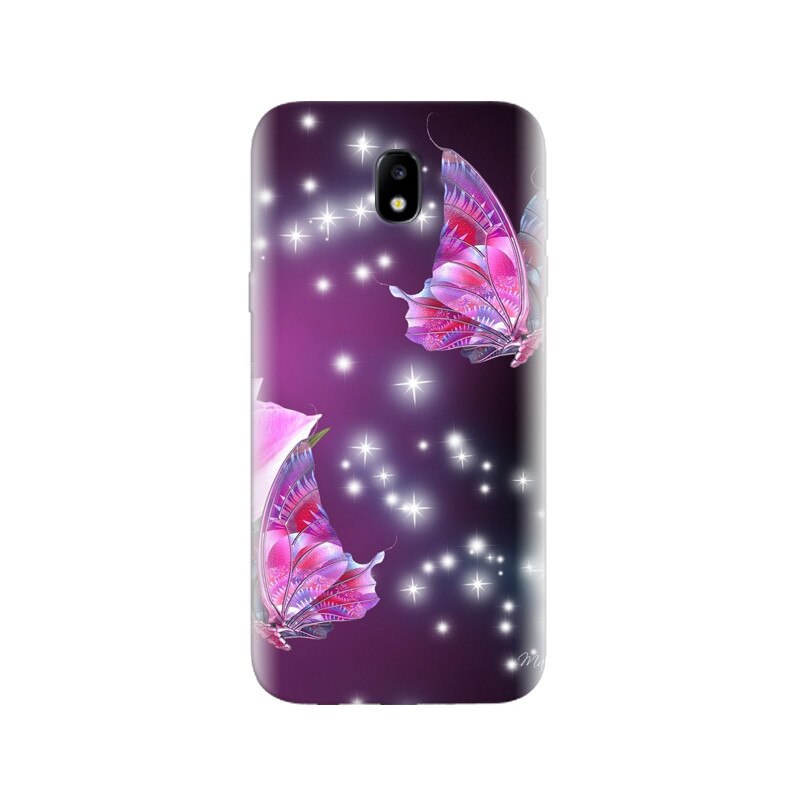 Husa Samsung J5 2017 Pink Butterfly Phone.jpg