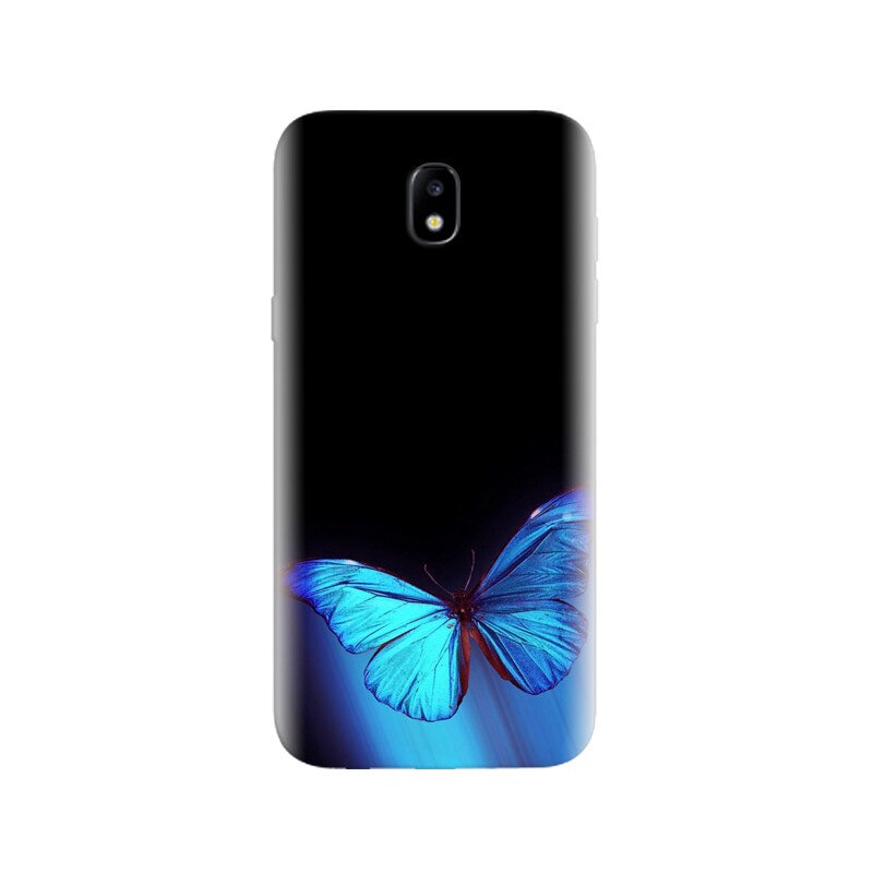 Husa Samsung j3 2017 Blue Butterfly 004.jpg