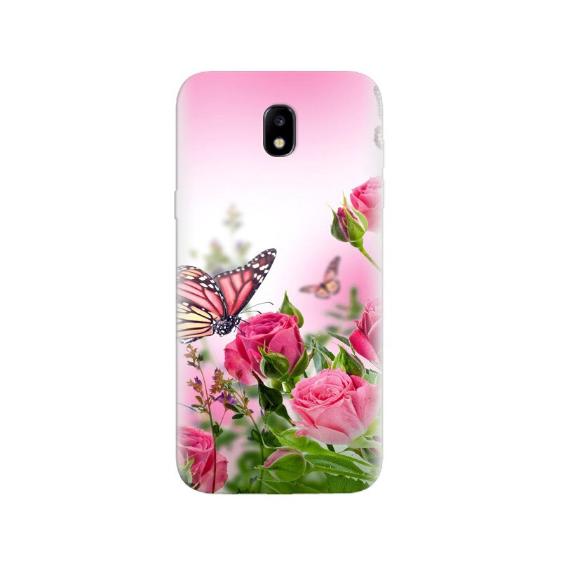 Husa Samsung J5 2017 Pink Butterfly 004.jpg