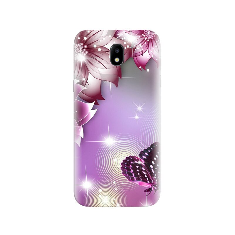 Husa Samsung J5 2017 Purple Butterfly Phone.jpg