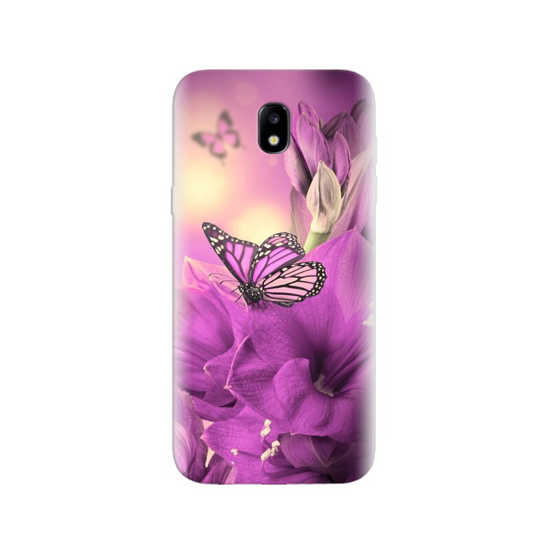 Husa Samsung J5 2017 Purple Butterfly 003.jpg
