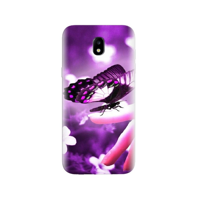 Husa Samsung J5 2017 Purple Butterfly 002.jpg