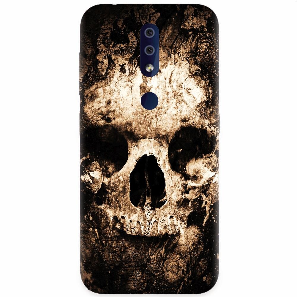 Husa silicon pentru Nokia 4.2, Zombie Skull