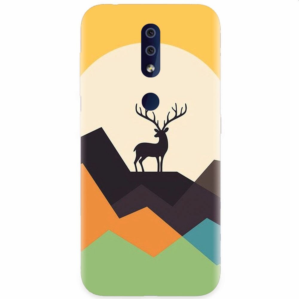 Husa silicon pentru Nokia 4.2, Abstract Deer