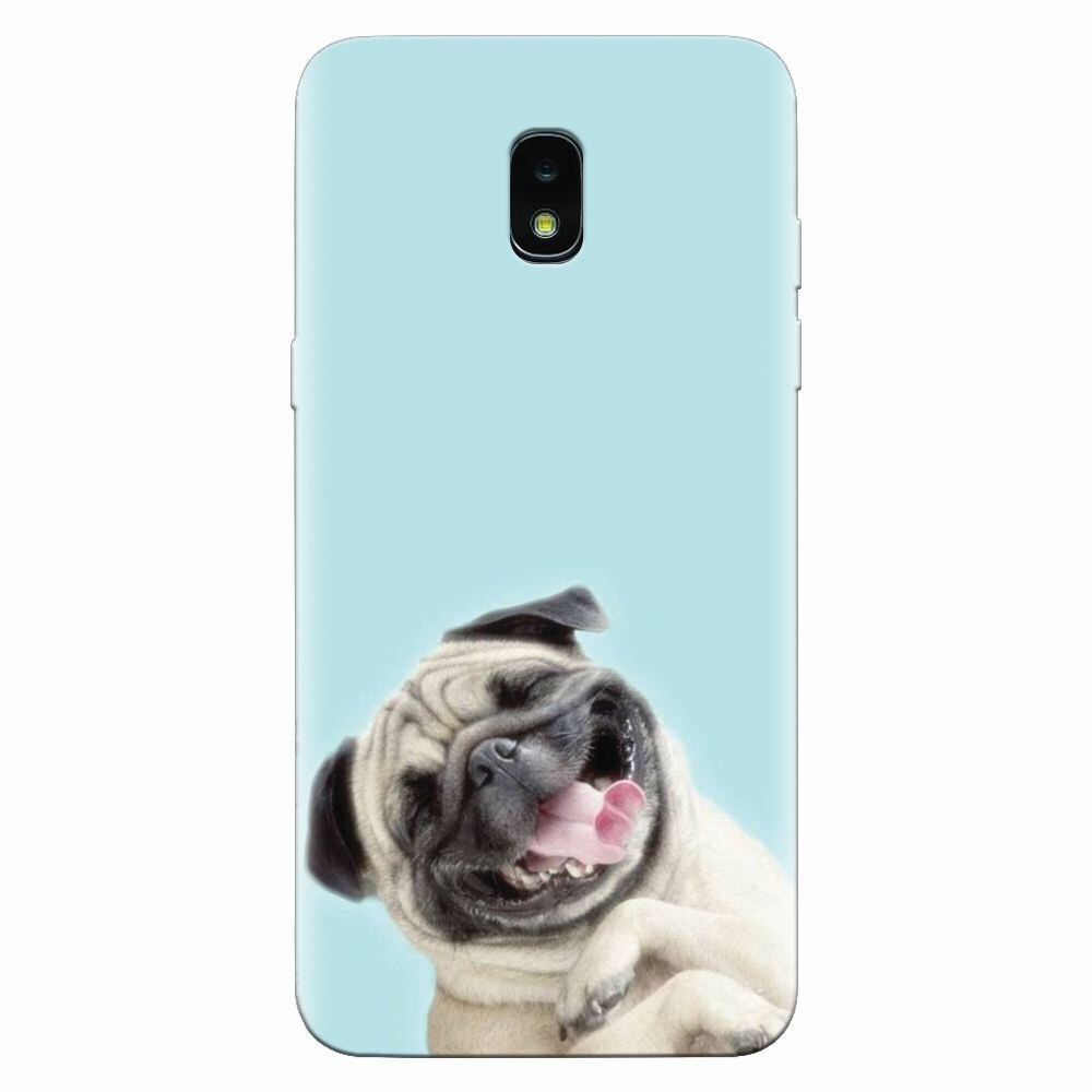 Husa silicon pentru Samsung Galaxy J3 2018, Happy Dog